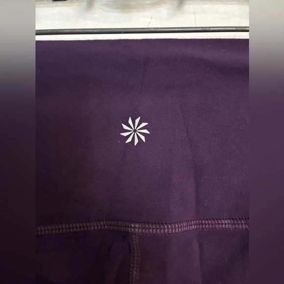 Athleta Deep Purple Leggings - Picture 2 of 4